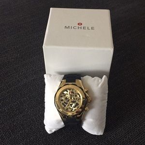 Michele Animal Print Watch